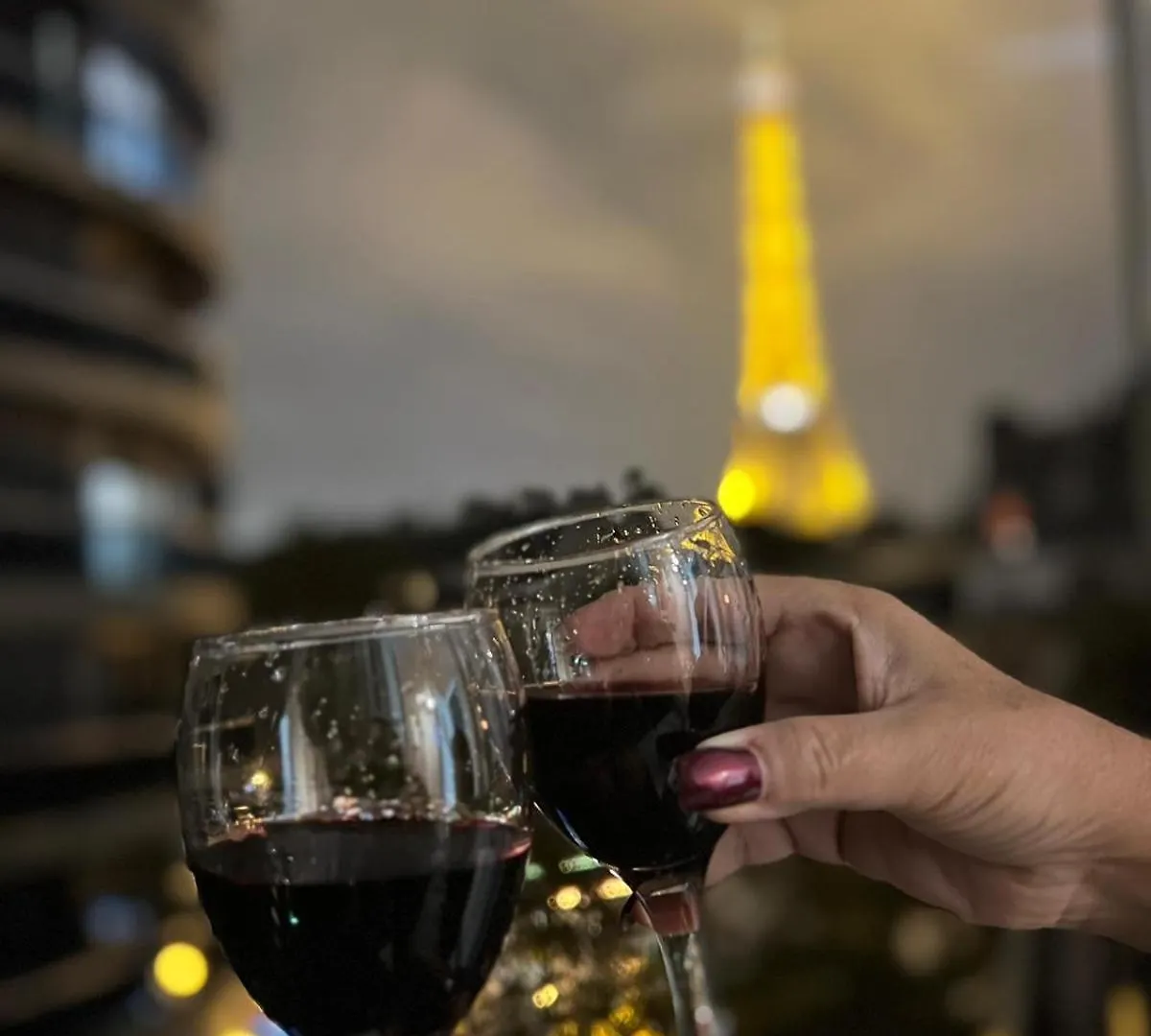 Center Paris Eiffel Tower View Daire Fransa